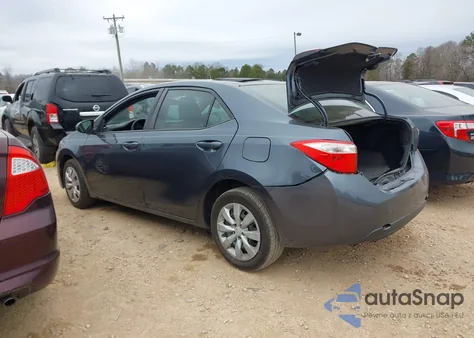 2016 Toyota Corolla Le z USA, uszkodzony, nr VIN 2T1BURHE2GC675737